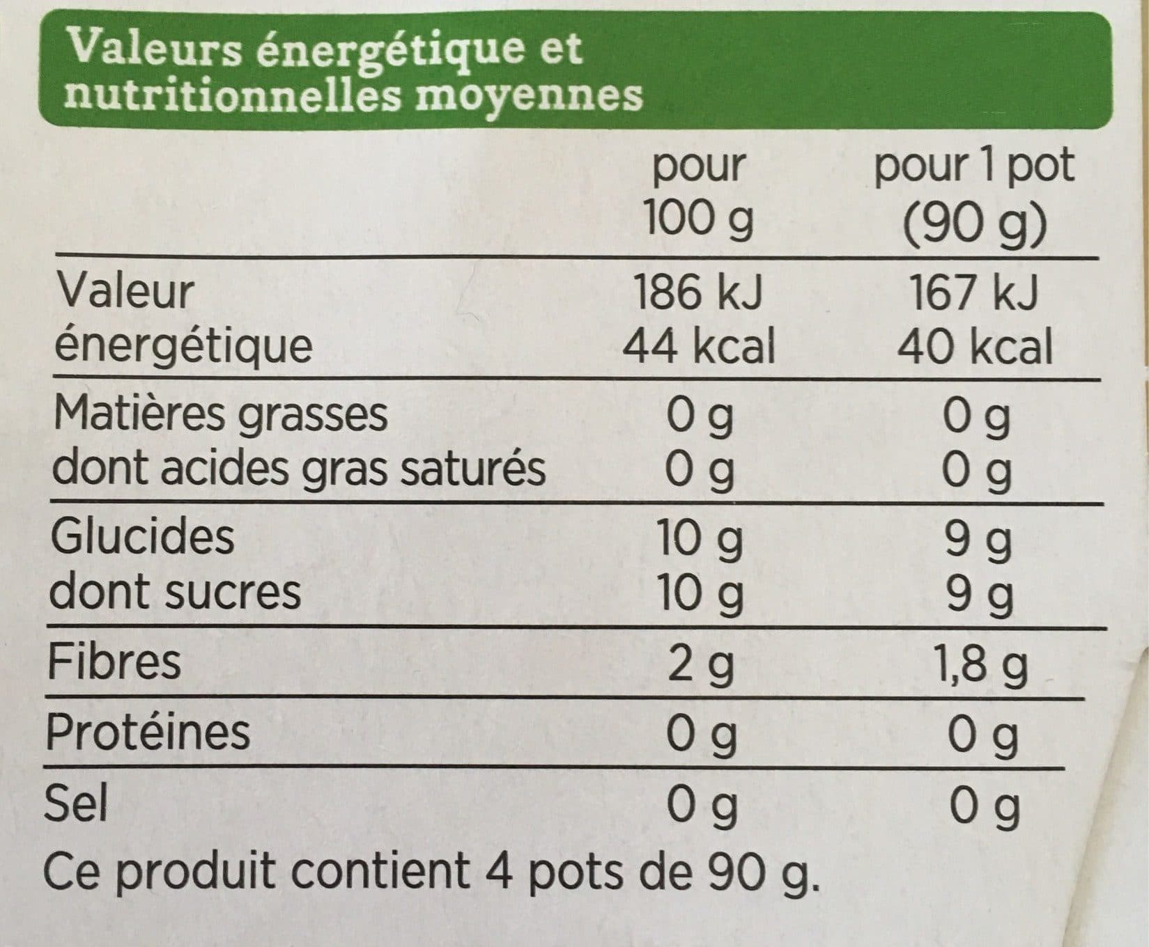 Franprix Purée de pommes aux 3 pommes sans sucre ajouté packshot