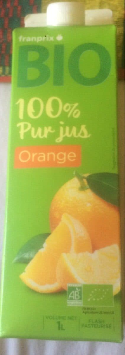 Franprix 100% Pur Jus d'orange packshot