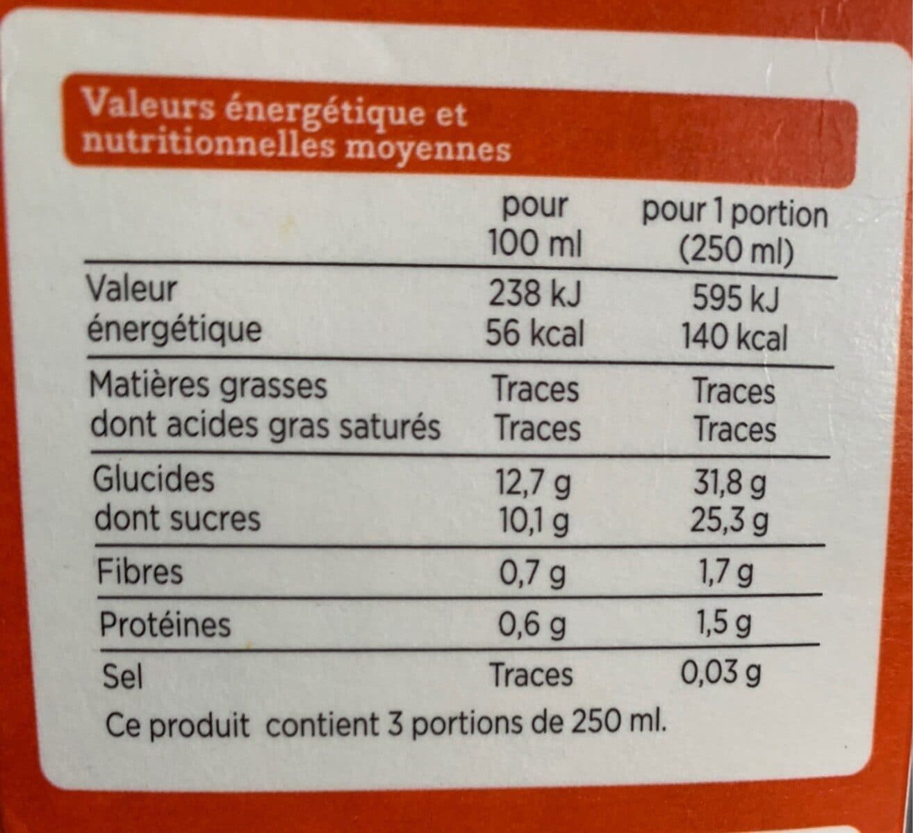Franprix Smoothie Banane Mangue Passion packshot