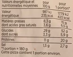Franprix Pizza Aux Lardons Cuits Fumés Et Au Fromage De Chèvre packshot