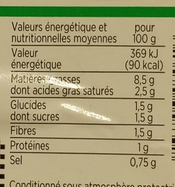 Franprix Concombres au fromage blanc packshot