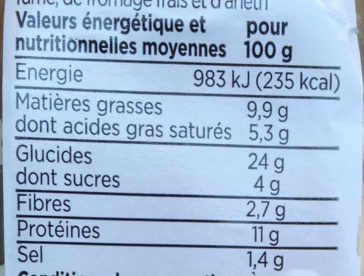 Franprix Sandwich saumon aneth packshot