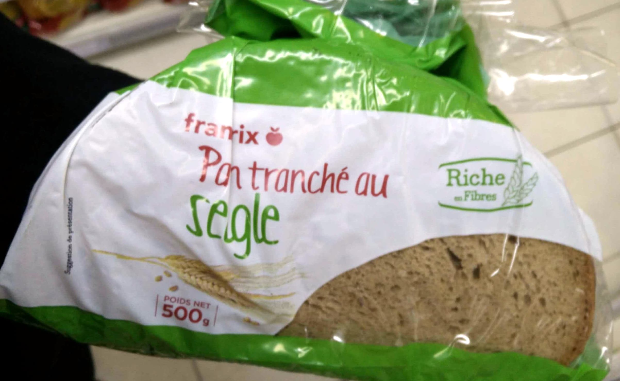 Franprix Pain tranché au seigle packshot