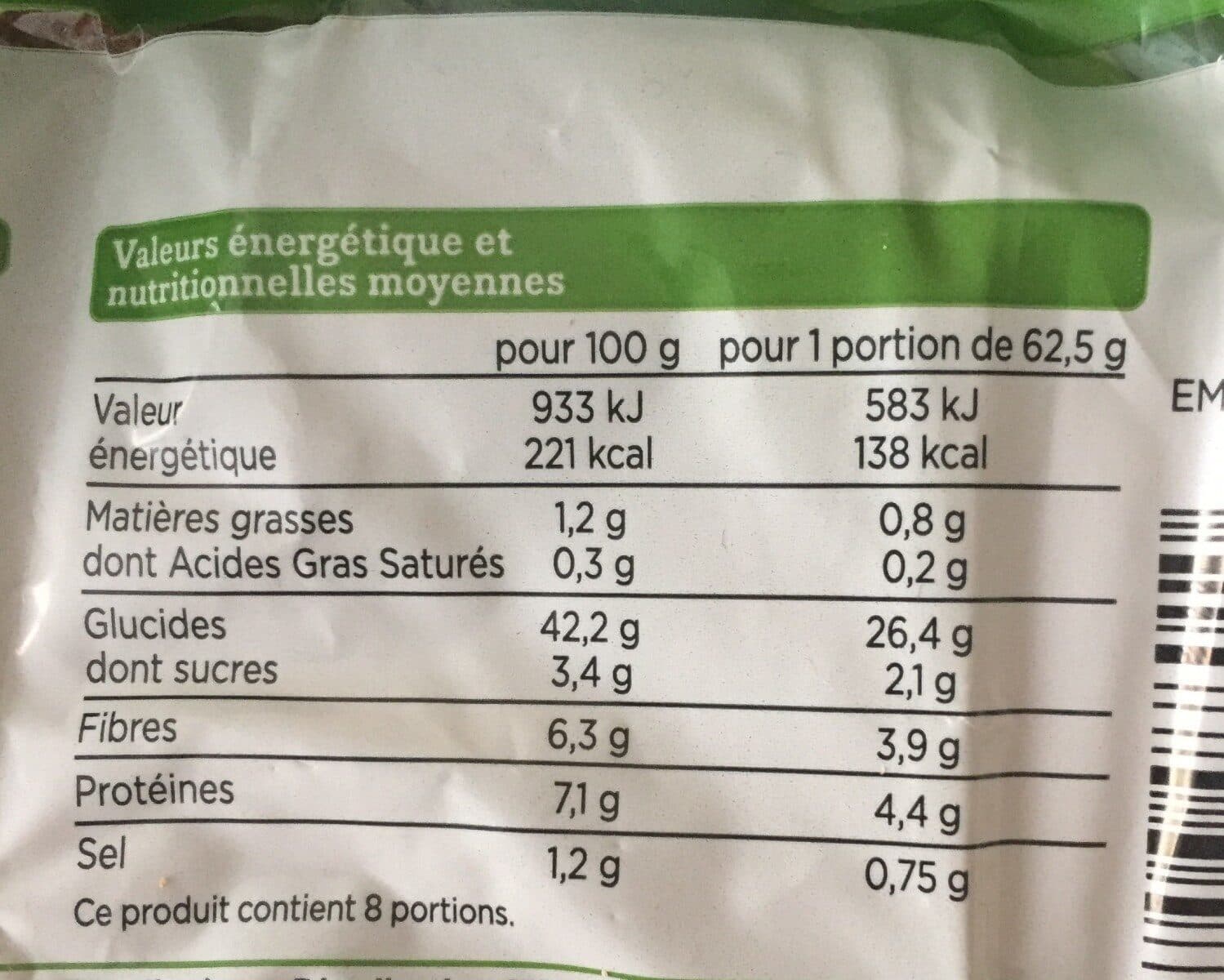 Franprix Pain tranché au seigle packshot