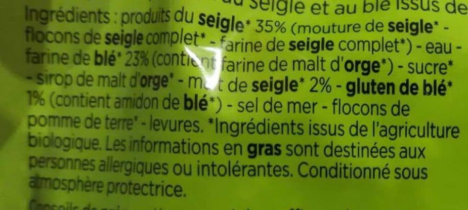 Franprix Muffins au Seigle et au Blé Bio packshot