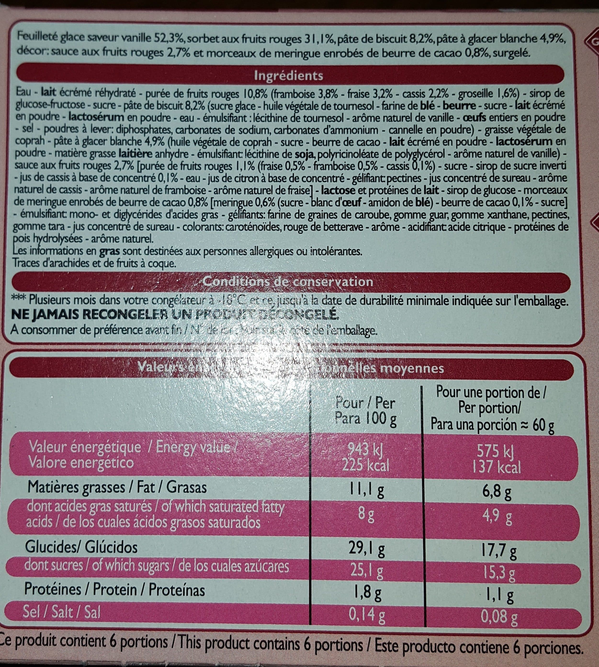Leader Price Feuilleté glacé packshot