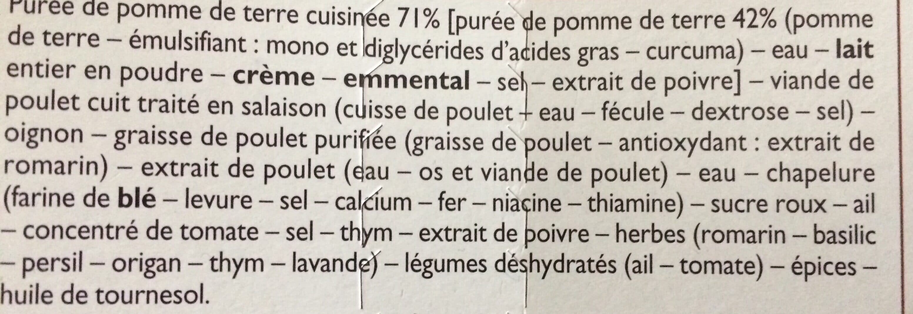 Leader Price Parmentier de Poulet Rôti packshot