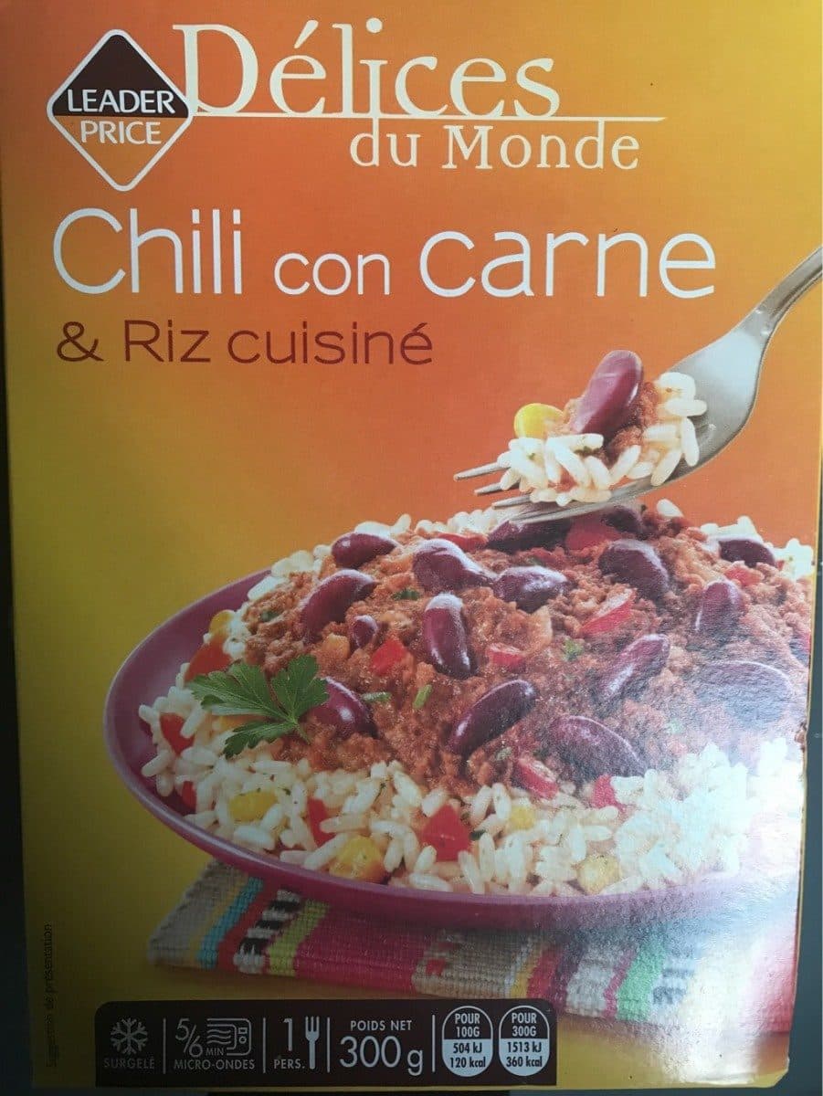 Leader Price Chili Con Carne IF packshot