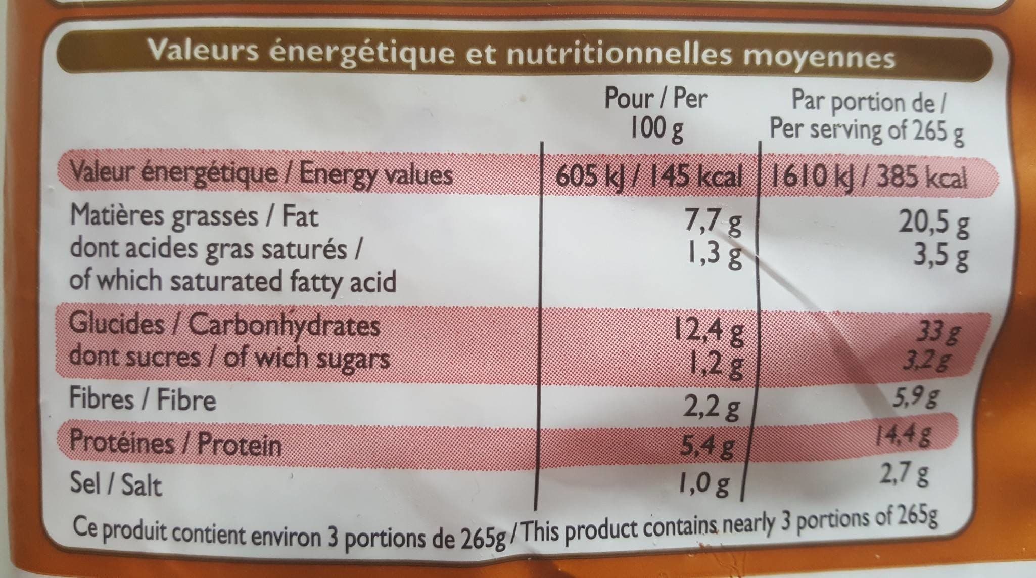 Leader Price Rösti de pomme de terre et poulet packshot