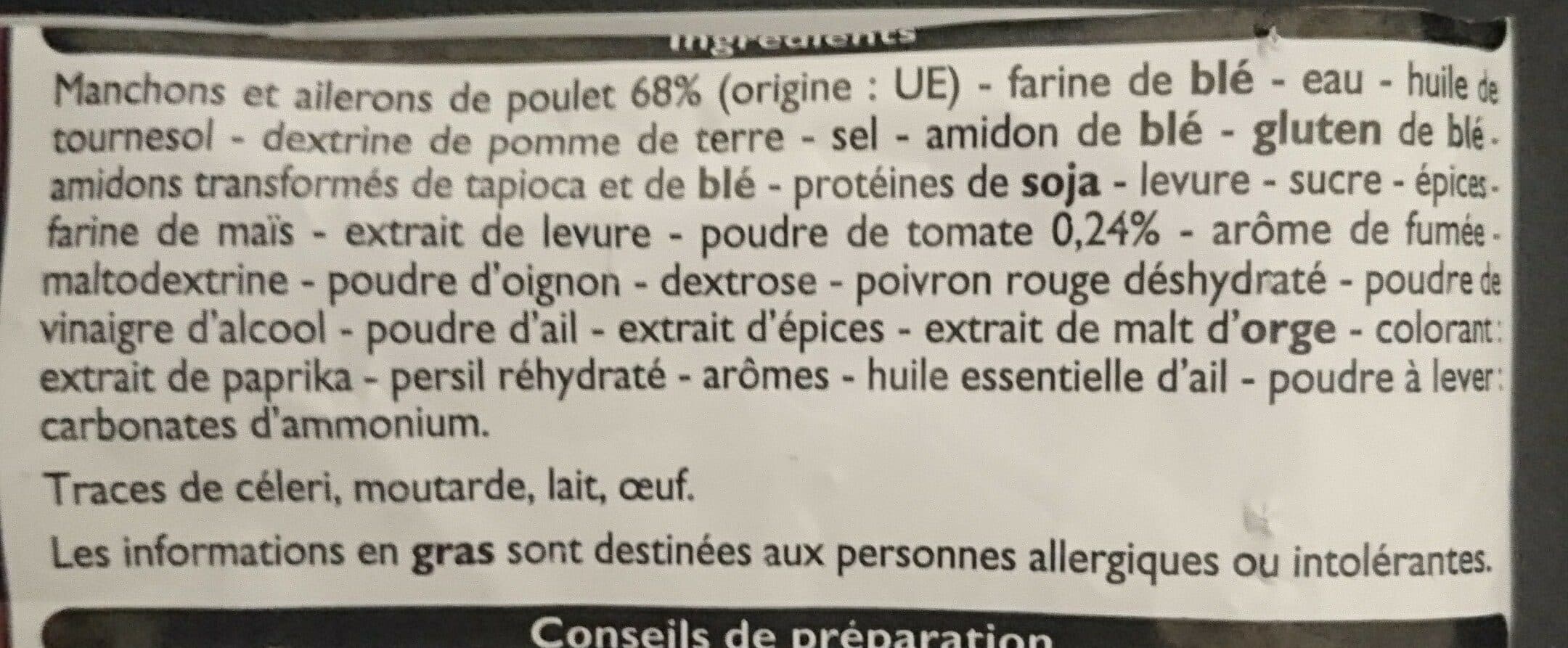 Leader Price Wings de poulet croustillants packshot