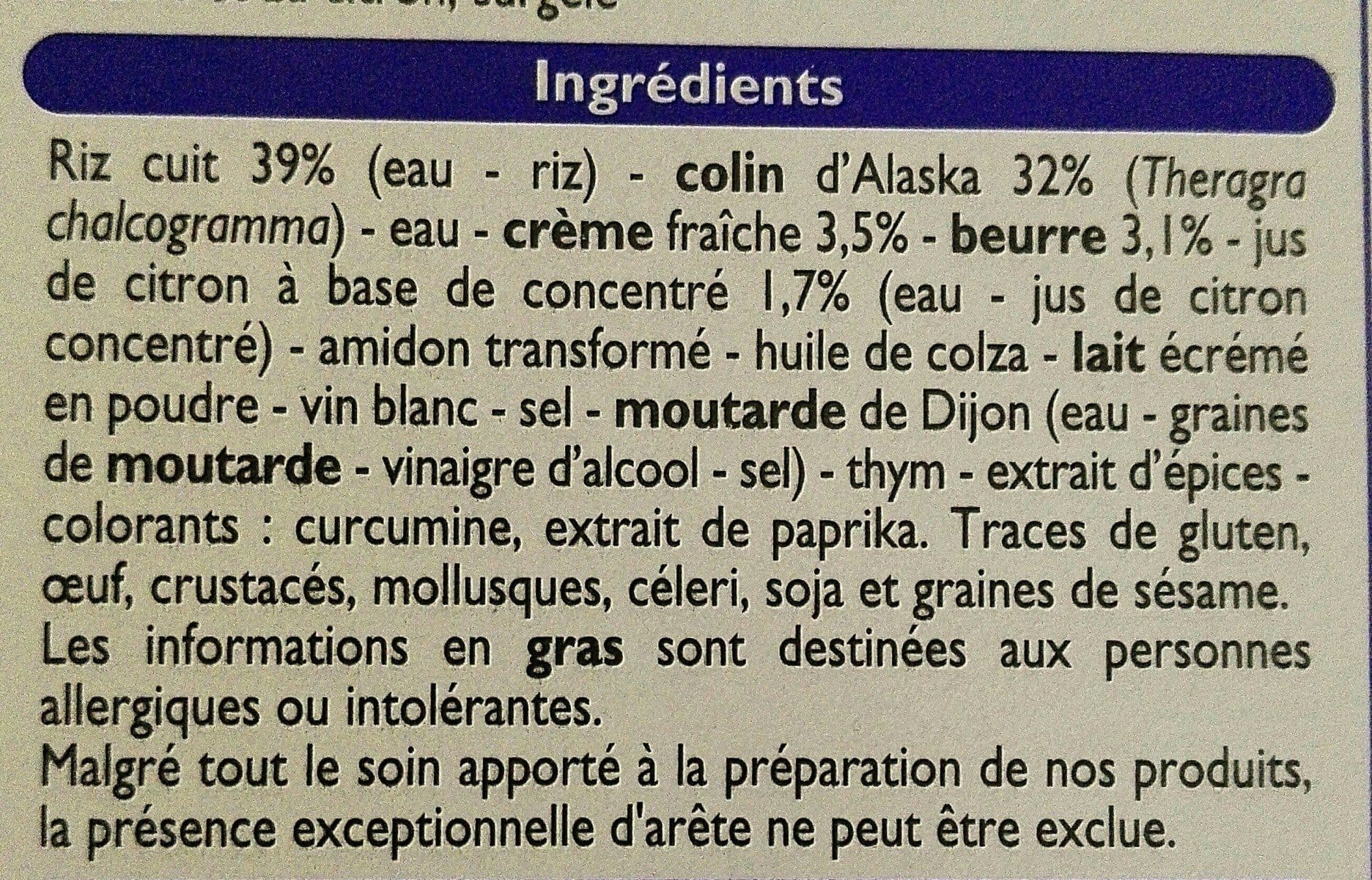 Leader Price Colin l'Alaska (mon plat du jour) packshot