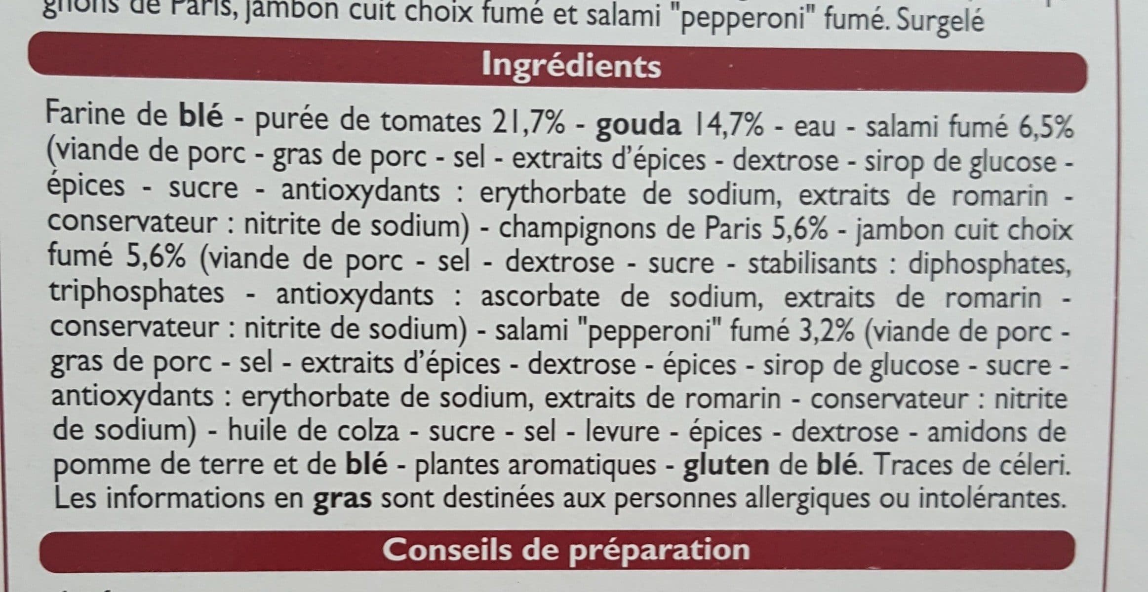 Leader Price Pizza speciale la pate fine packshot