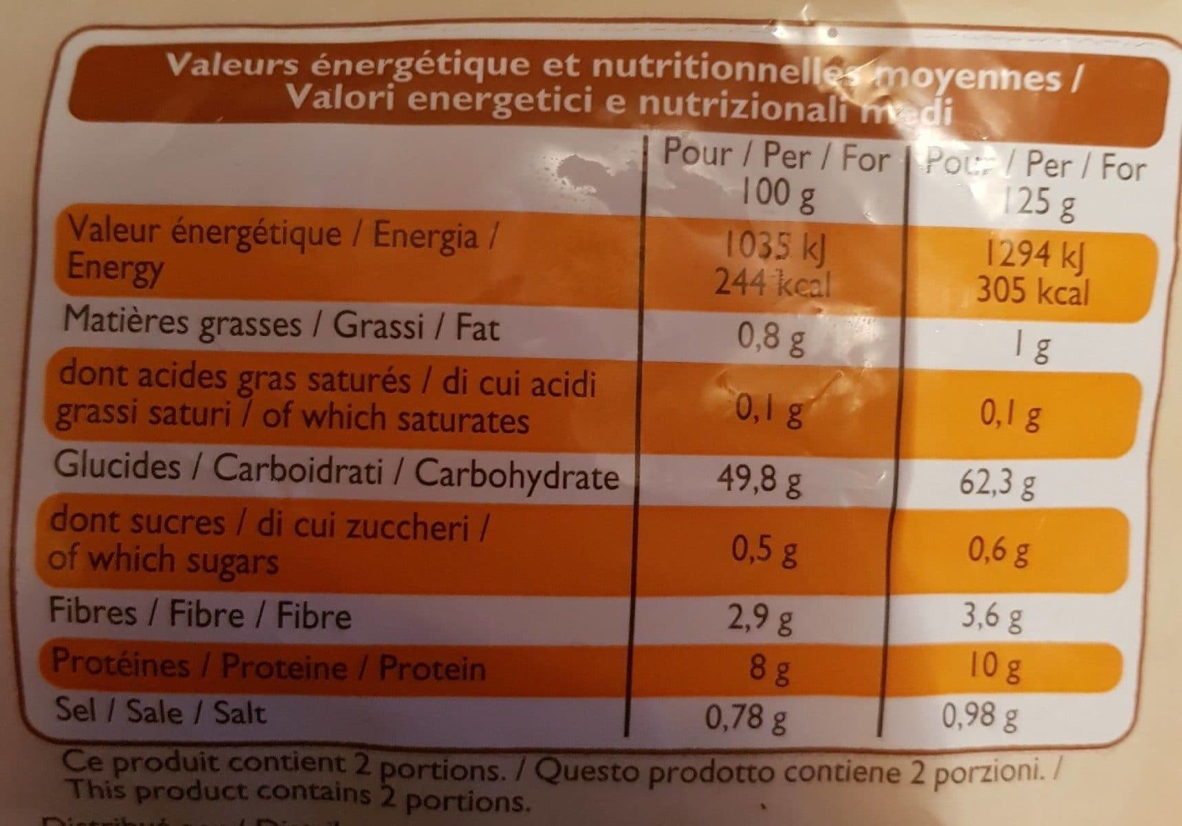 Leader Price 2 demi baguettes packshot