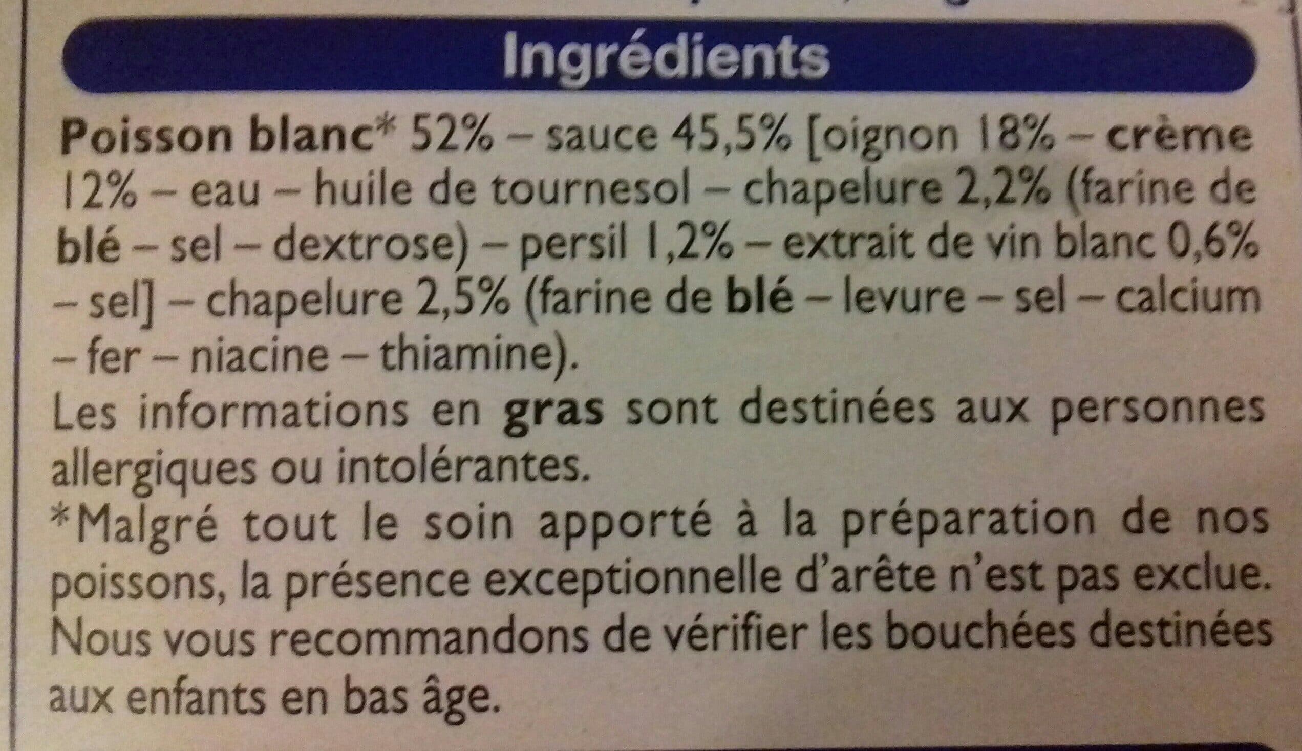 Leader Price Poisson à la bordelaise packshot