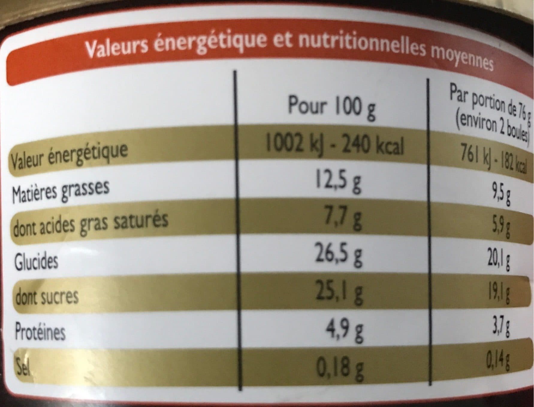 Leader Price Xtra Savoureux Caramel & Cacahuètes packshot