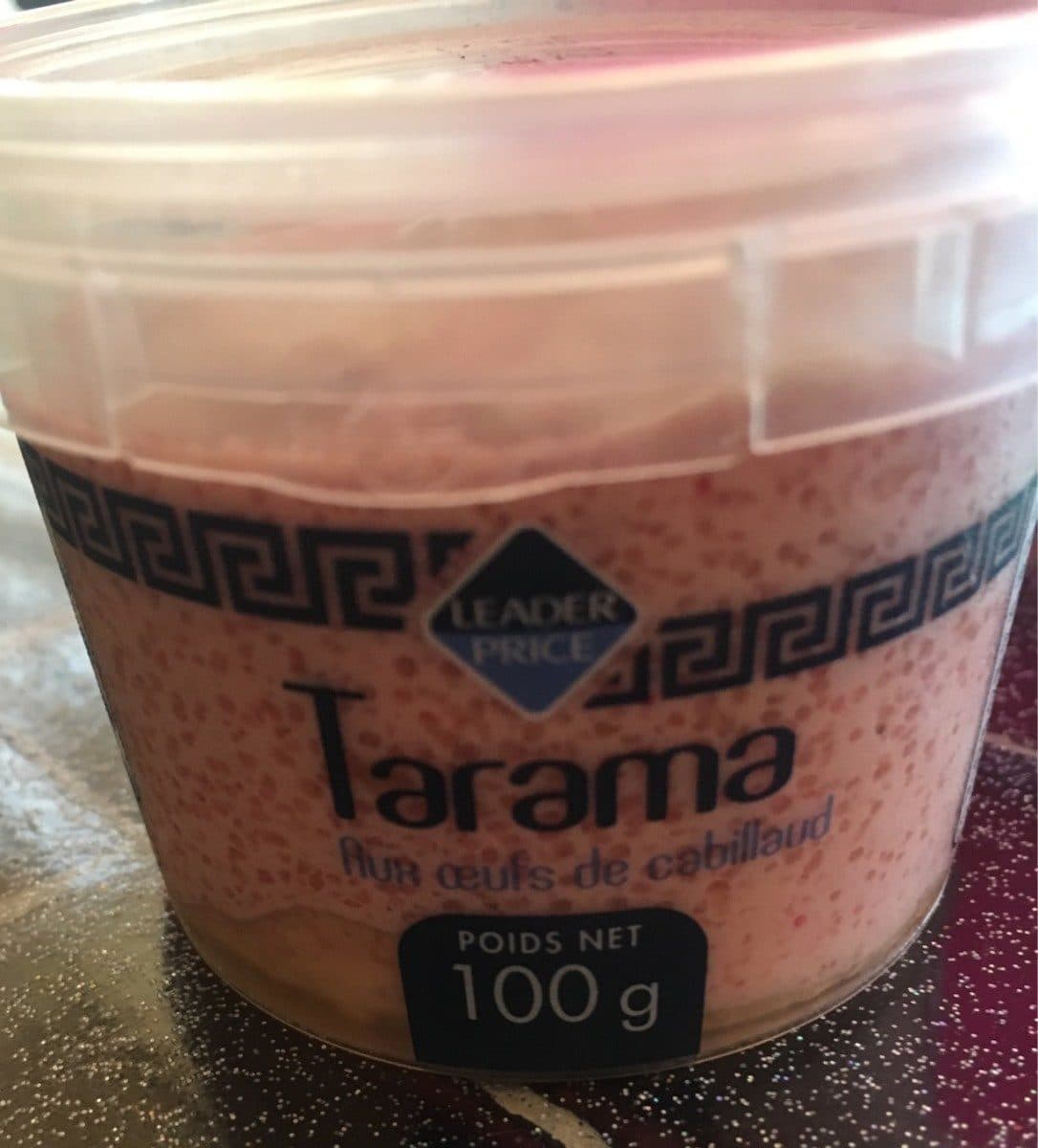 Leader Price Tarama aux oeufs de cabillaud packshot