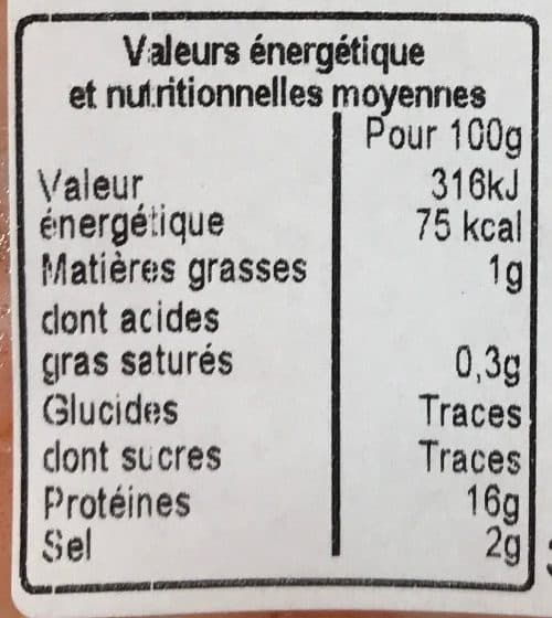 Leader Price Crevettes Jumbo cuites et décortiquées packshot