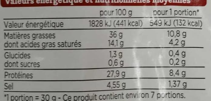 Franprix Saucisse sèche packshot