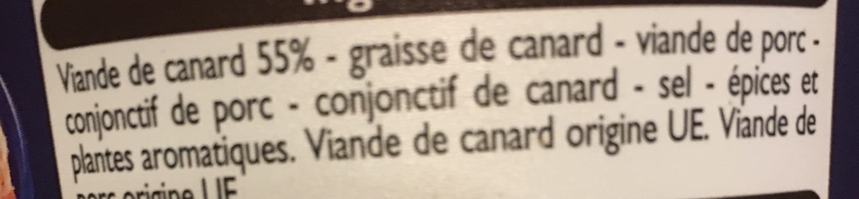 Leader Price Rillettes de canard packshot
