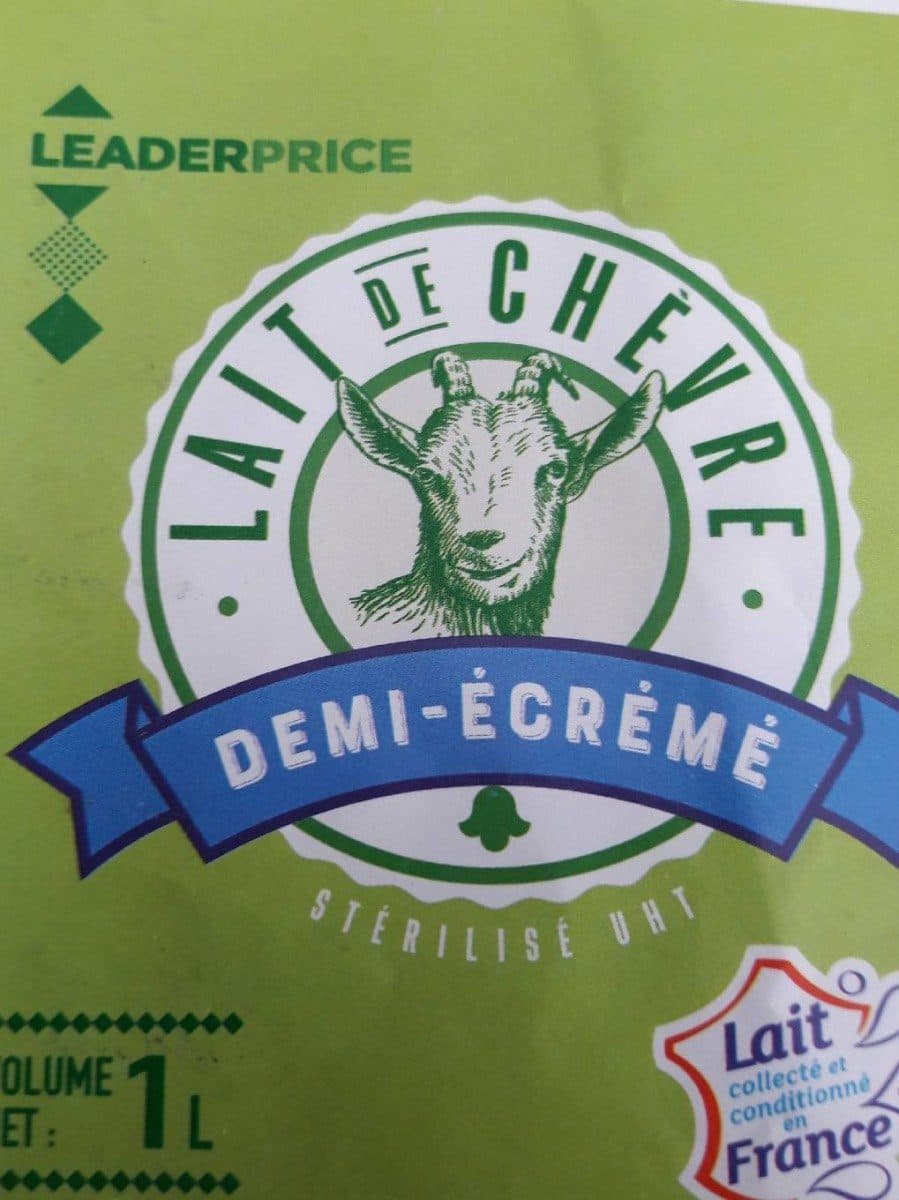 Leader Price Lait de chèvre packshot