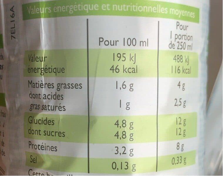 Leader Price Lait demi écrémé stérilisé UHT bio packshot