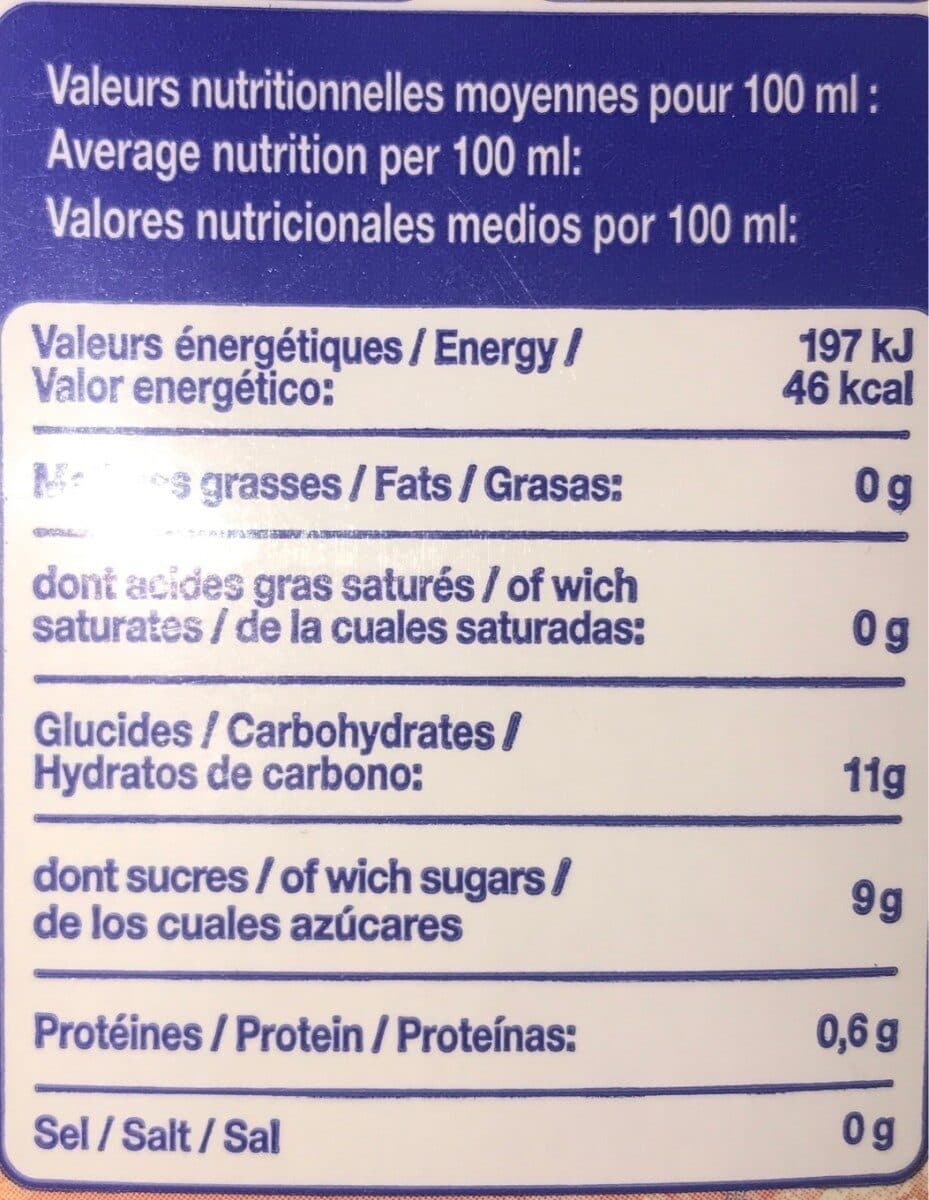 LE PRIX GAGNANT ! Jus d'orange à base de concentré packshot