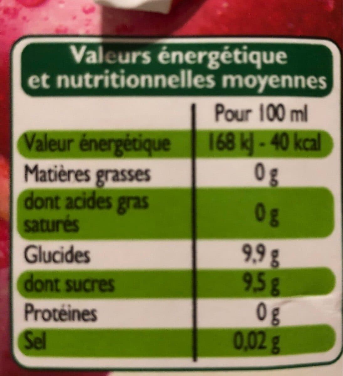 Leader Price Jus de pomme à base concentré packshot