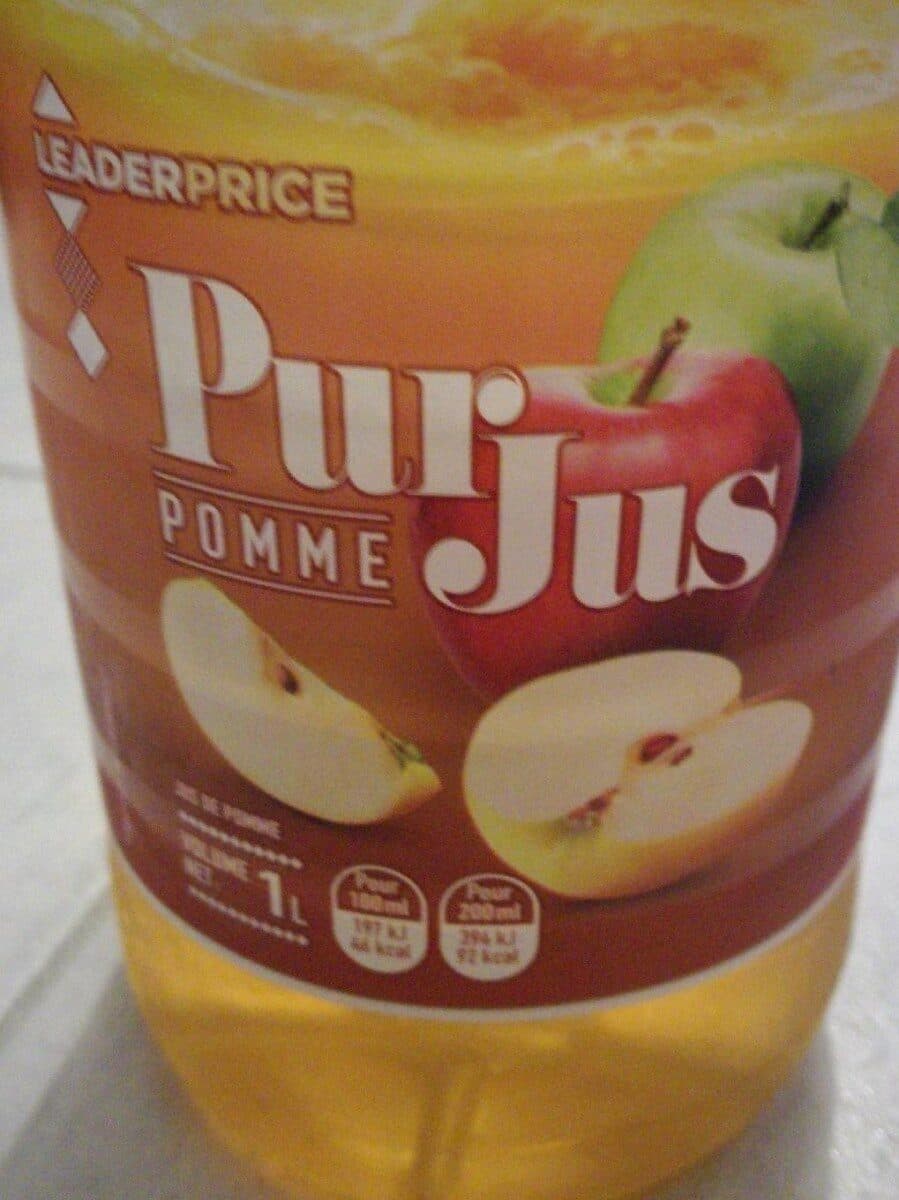 Leader Price Pur jus de pomme packshot