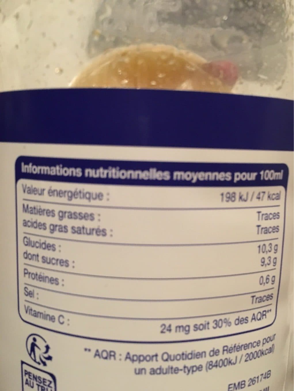 Leader Price Pur jus d'orange packshot