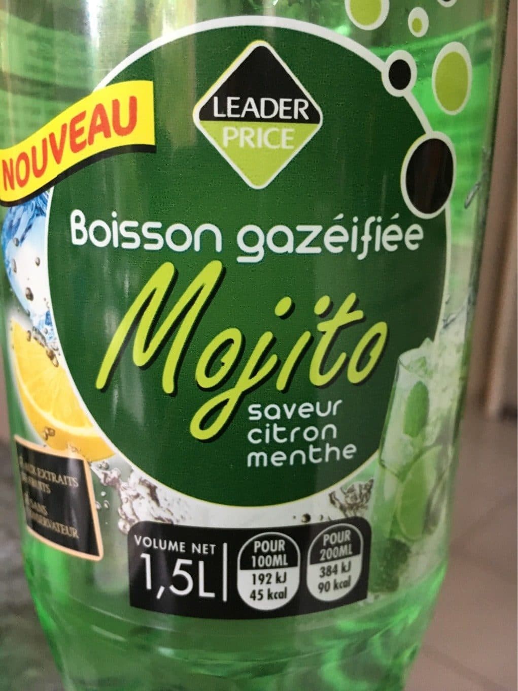 Leader Price Boisson Mojito packshot
