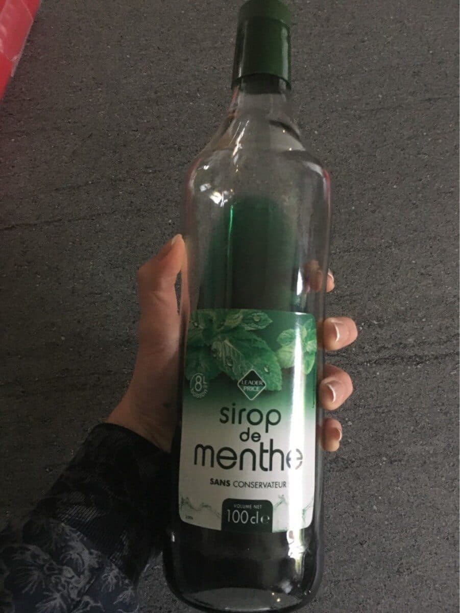Leader Price Sirop menthe 1L packshot