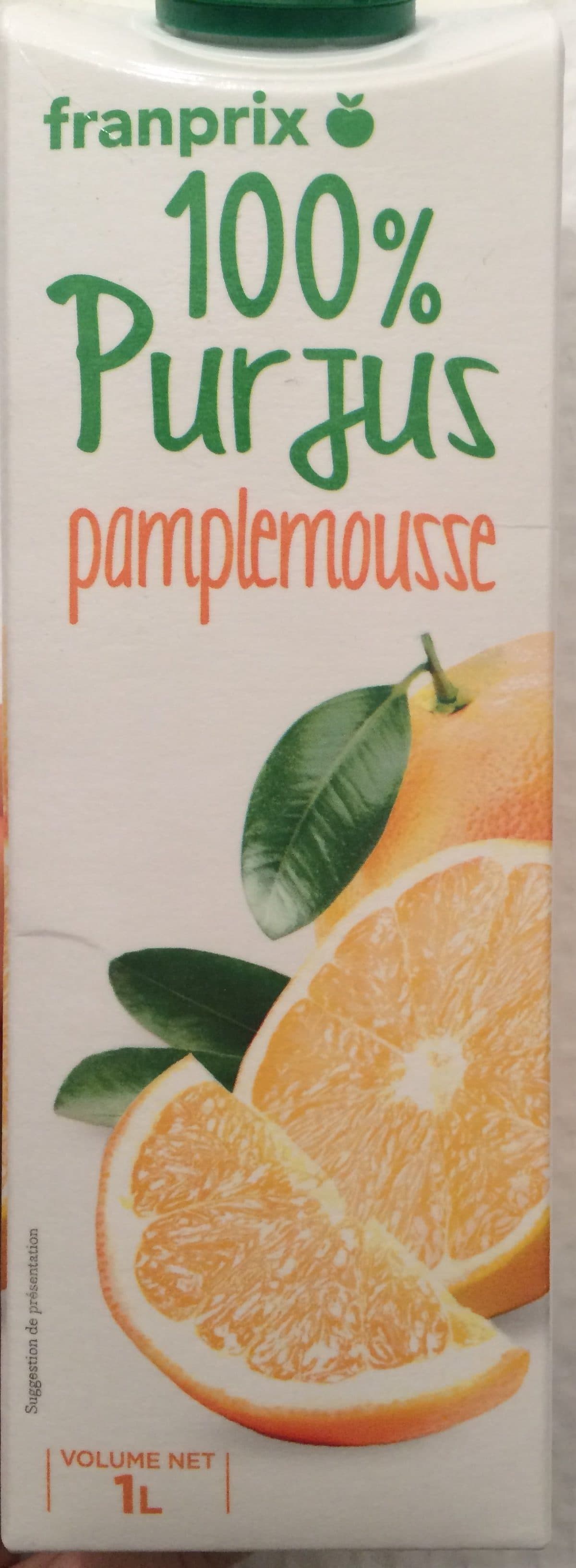franprix 100% pur jus pamplemousse packshot