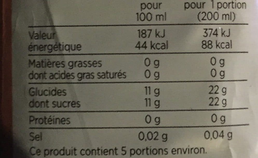 Franprix Nectar banane packshot