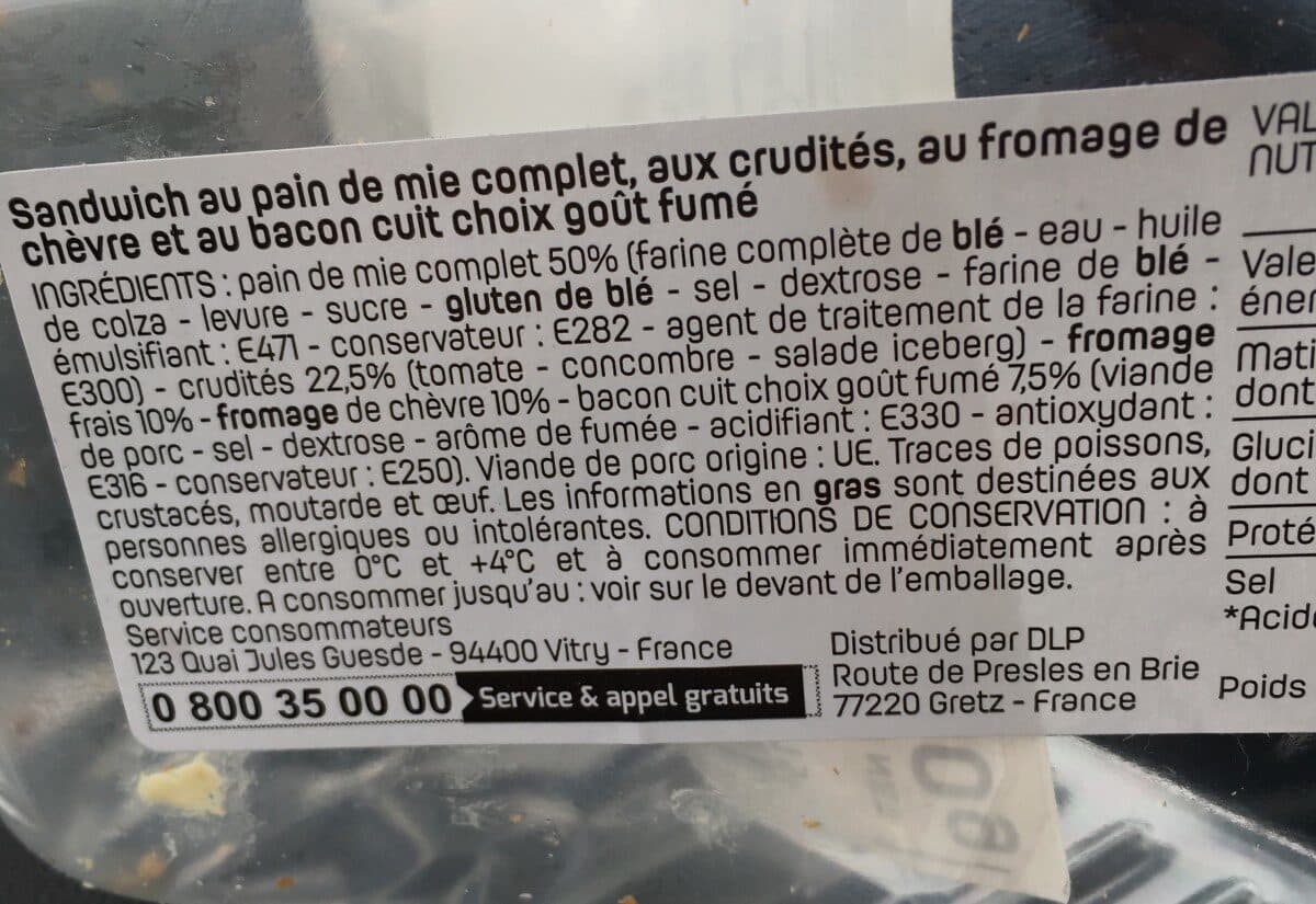 Leader Price Maxi Chevre Baccon packshot
