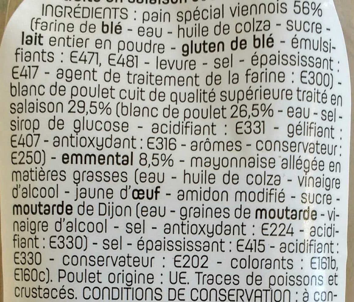 Leader Price Mini viennois - Poulet emmental packshot