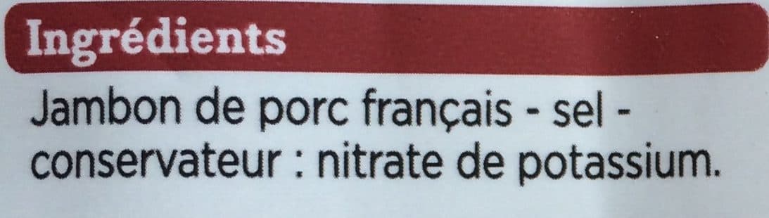Franprix Jambon de Bayonne packshot
