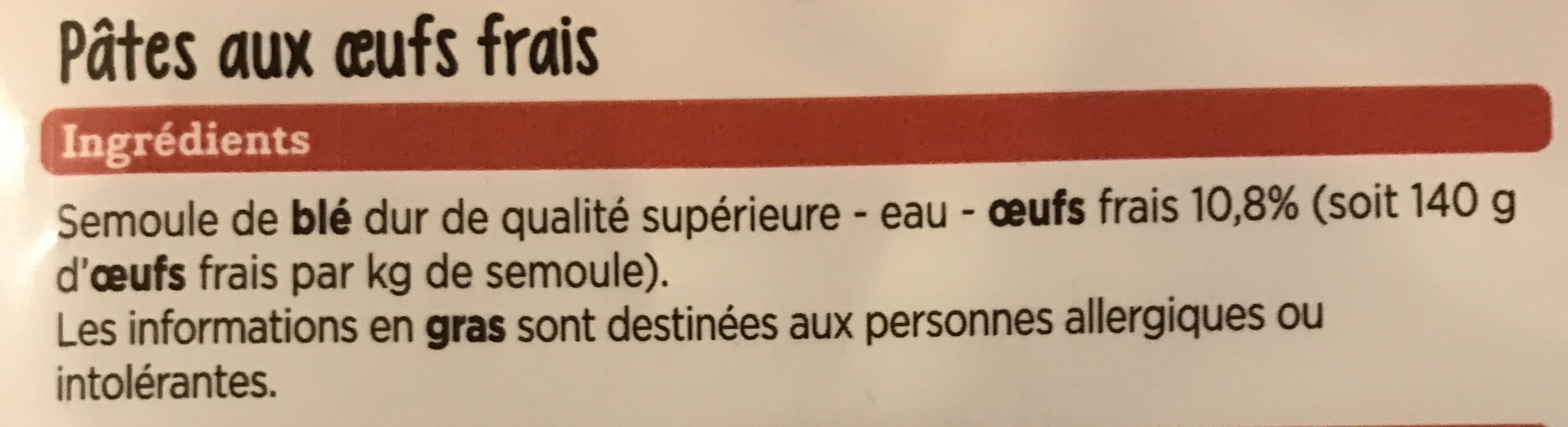 Franprix Tagliatelles packshot