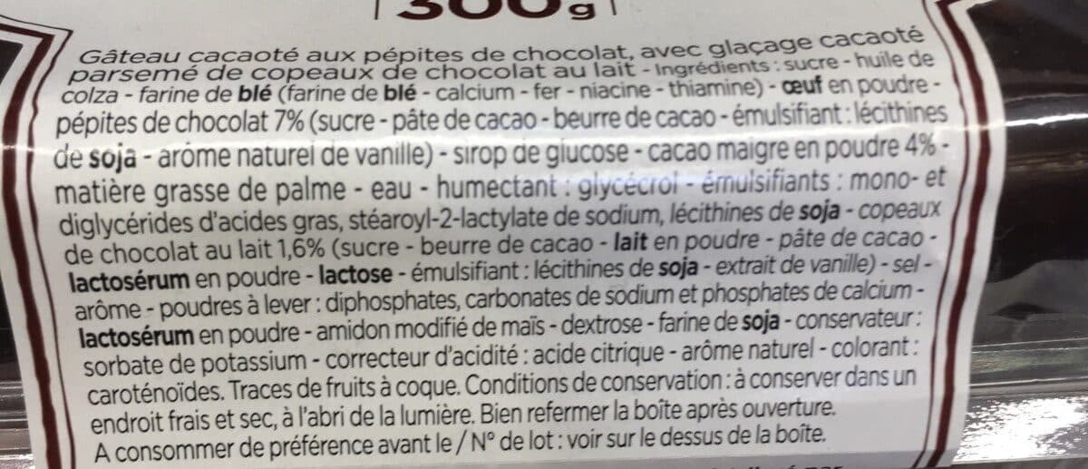 Franprix Chocolate fudge cake à partager packshot