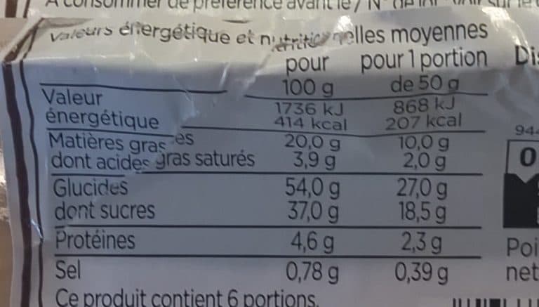 Franprix Chocolate fudge cake à partager packshot