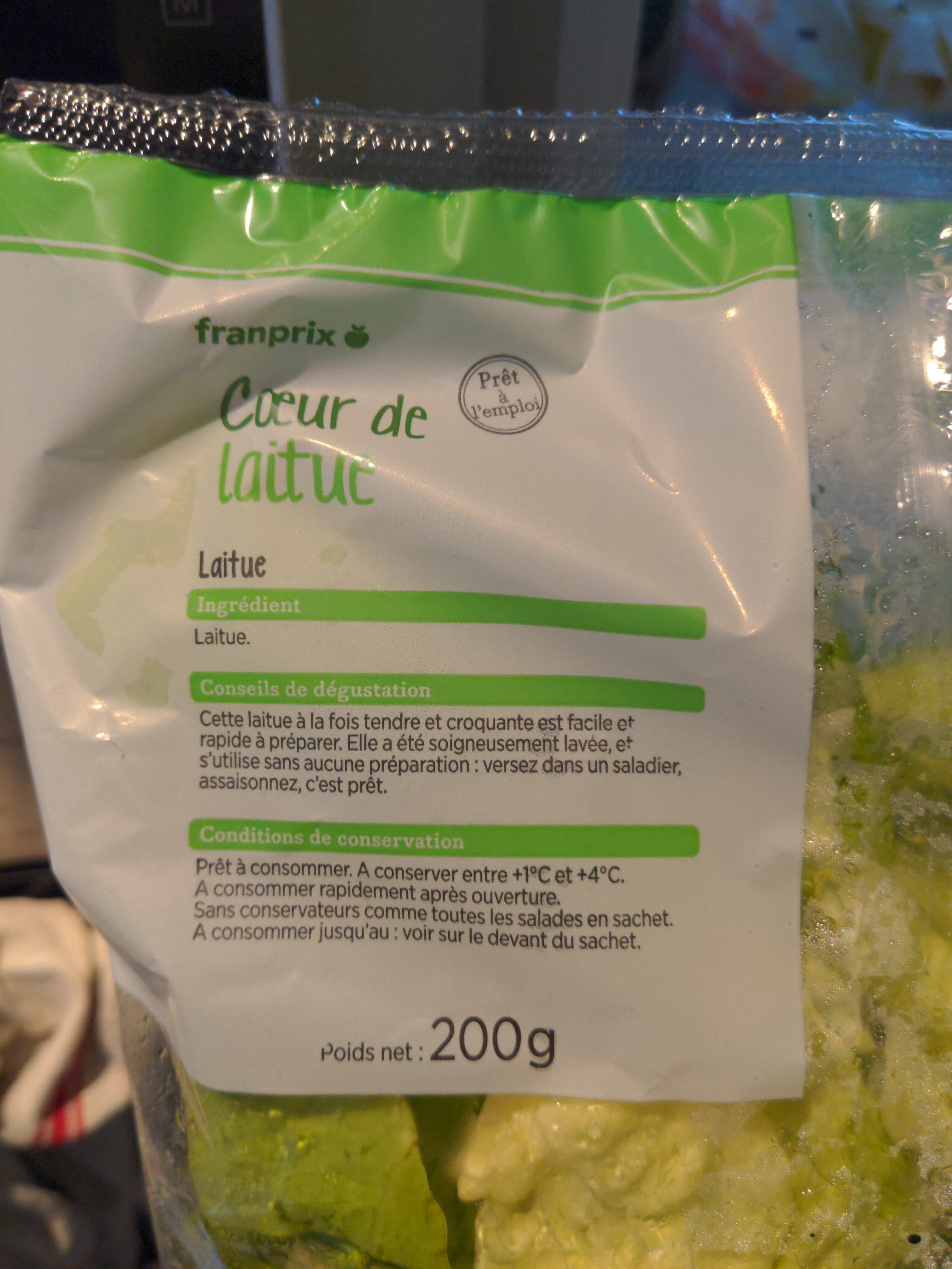 Franprix Coeur de laitue packshot