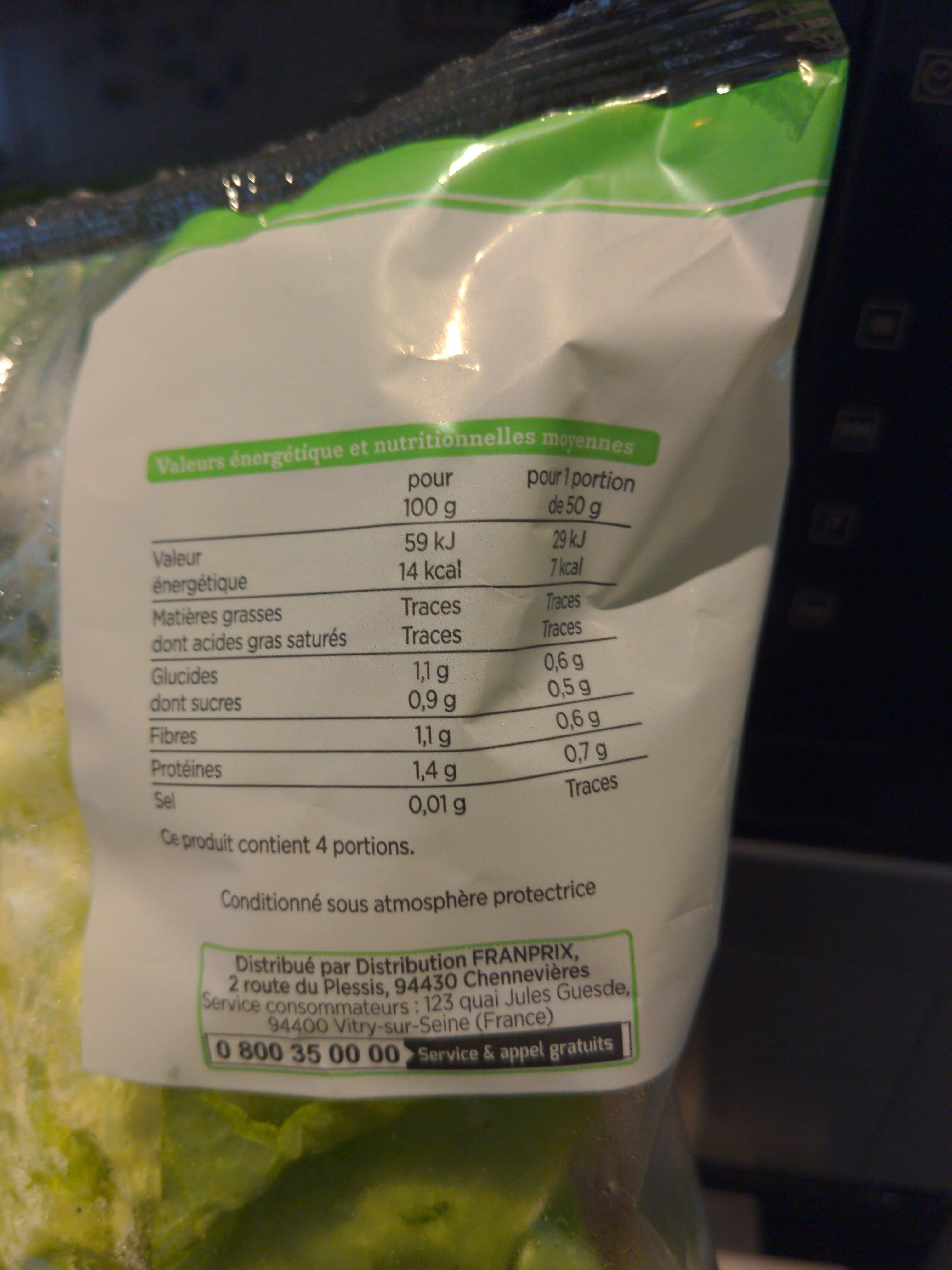 Franprix Coeur de laitue packshot