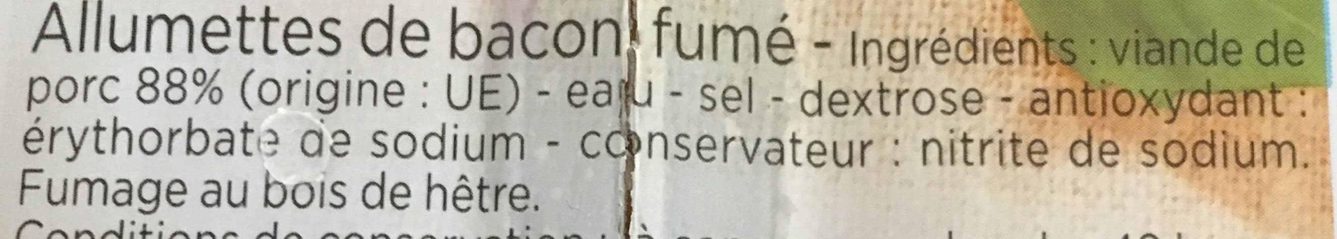Franprix Allumettes de bacon fumé packshot