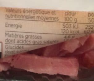 Franprix Allumettes de bacon fumé packshot