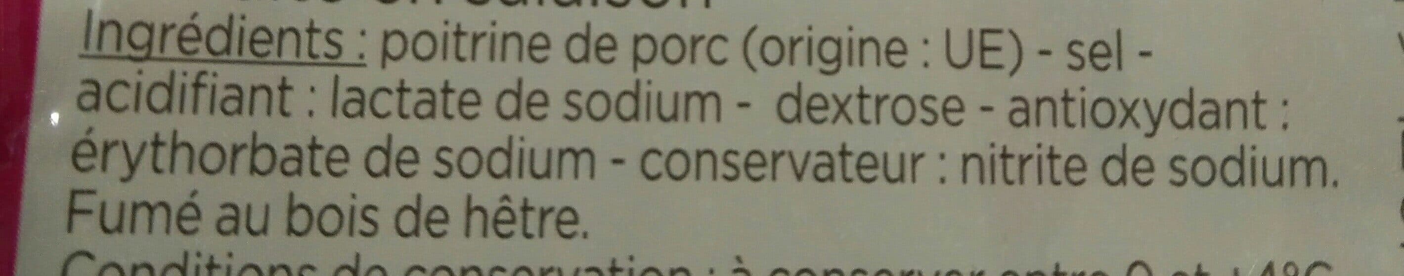 Franprix Poitrine fumé packshot
