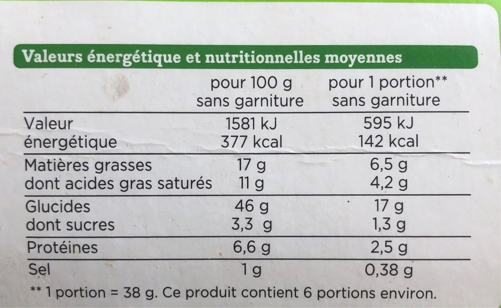 Franprix Pate brisee bio franprix packshot