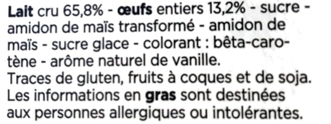 Franprix Flan au lait fermier packshot