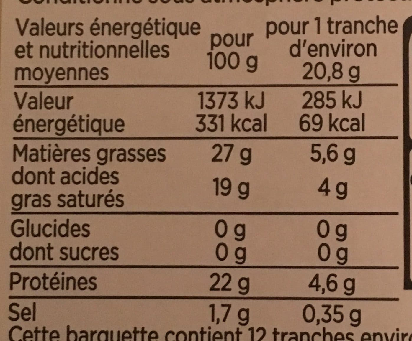 Franprix Raclettes 3 poivres packshot