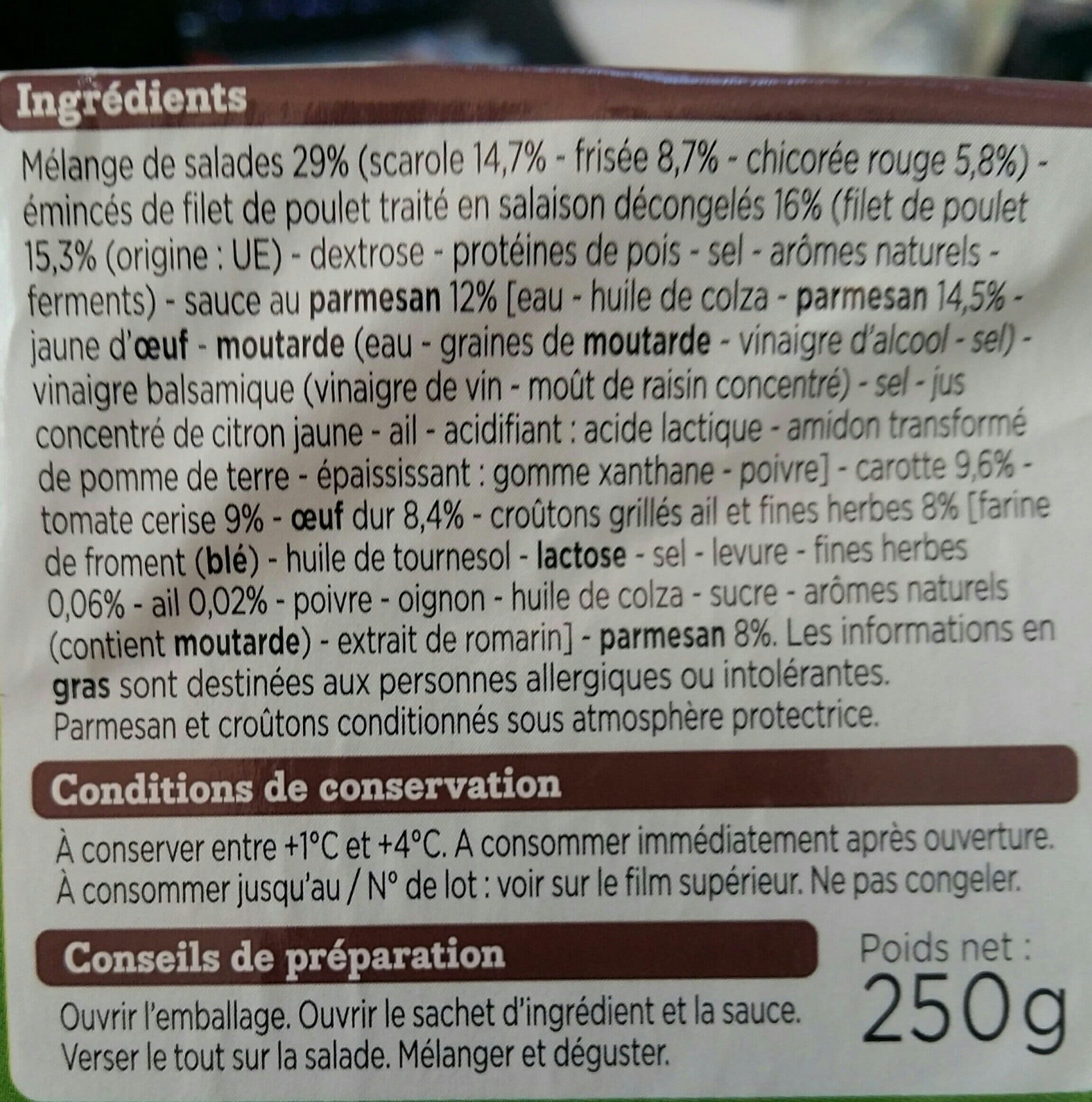 Franprix Salade caesar packshot