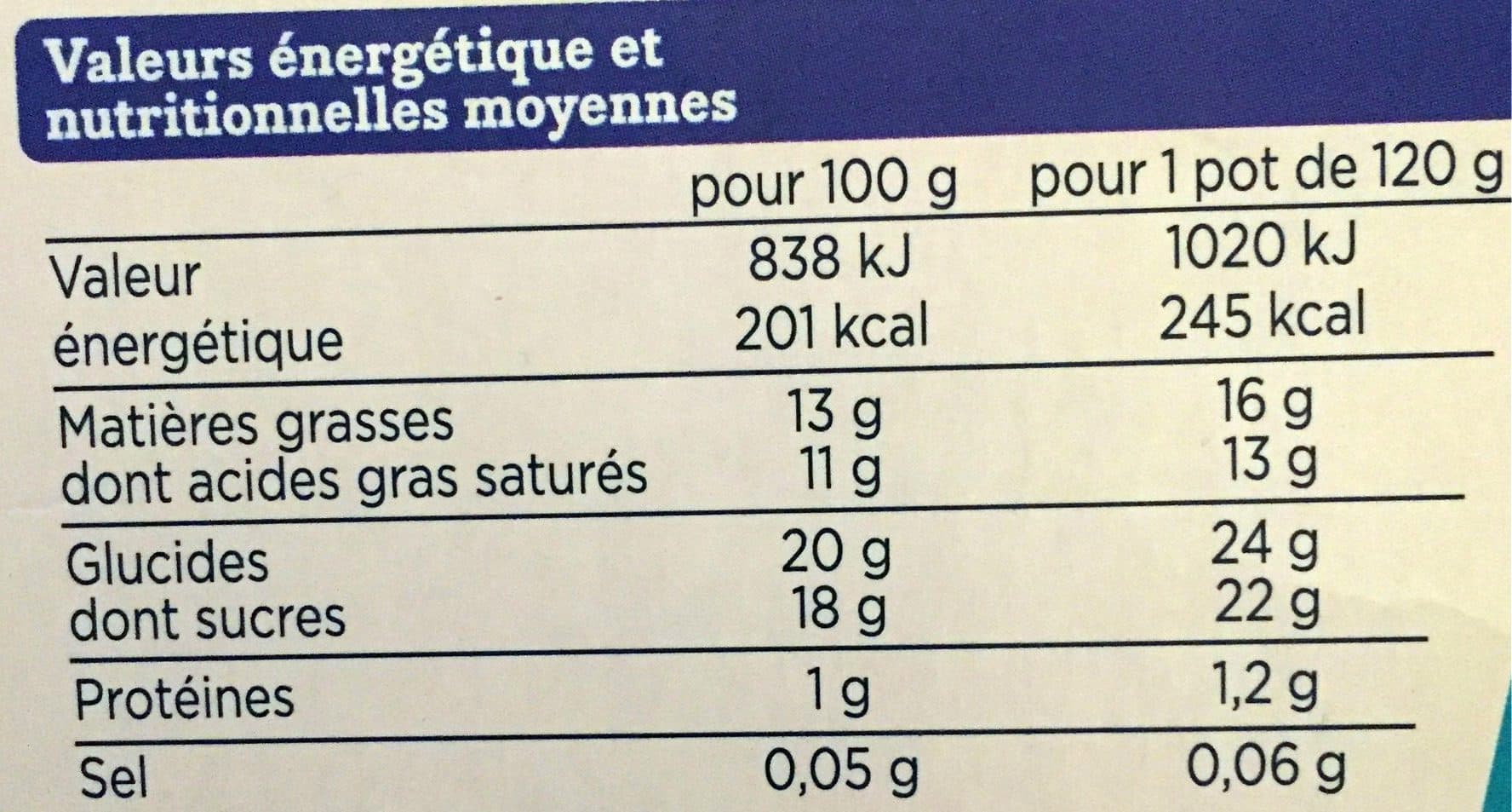 Franprix Dessert Végétal au Lait de Coco sur Lit à la Myrtille packshot