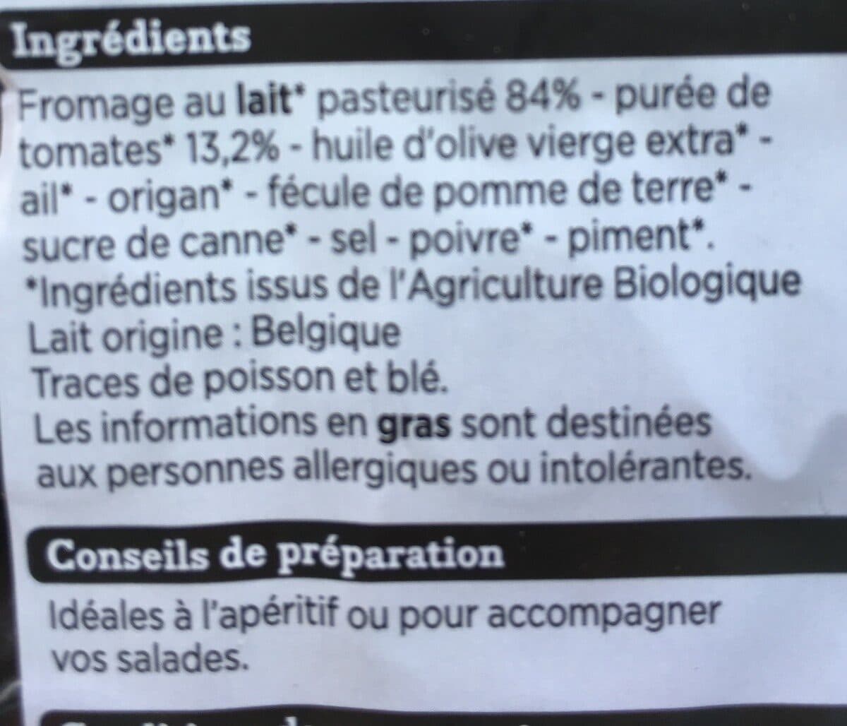 Franprix Billes de fromage à la tomate packshot